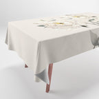 White Peonies Tablecloth Gallery Image 1
