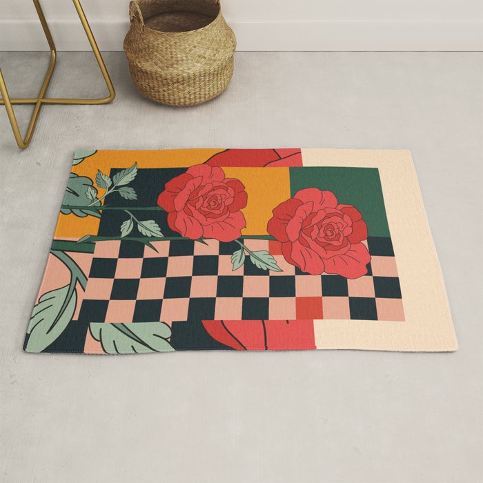 Red Roses 3 Rug Gallery Image 1