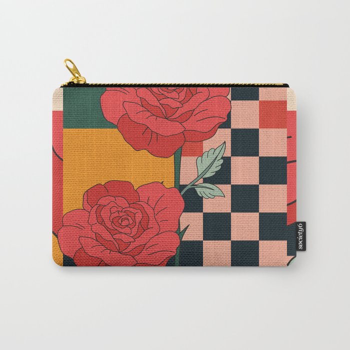 Red Roses 3 Carry All Pouch Gallery Image 1