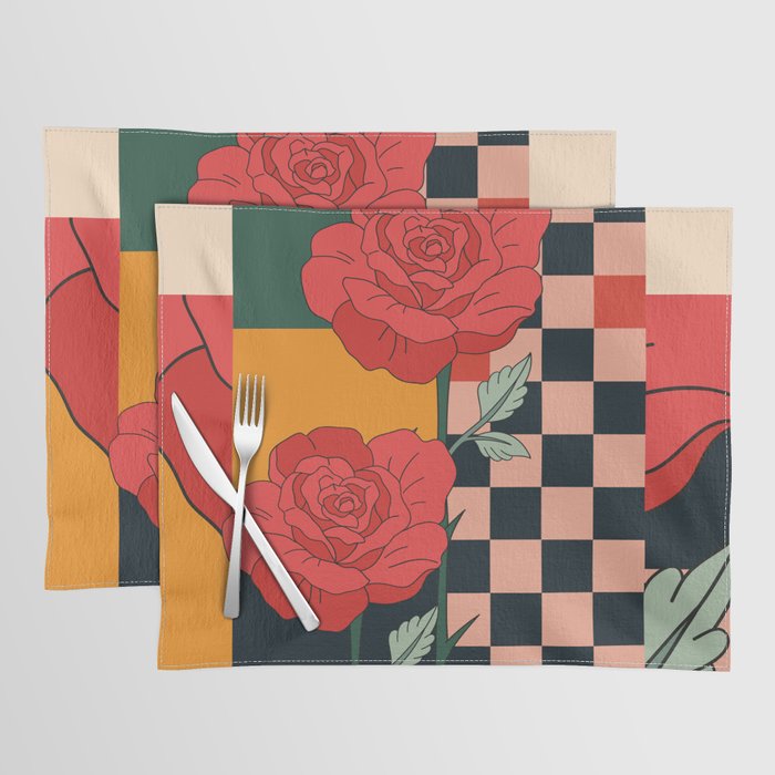 Red Roses 3 Placemat Gallery Image 1