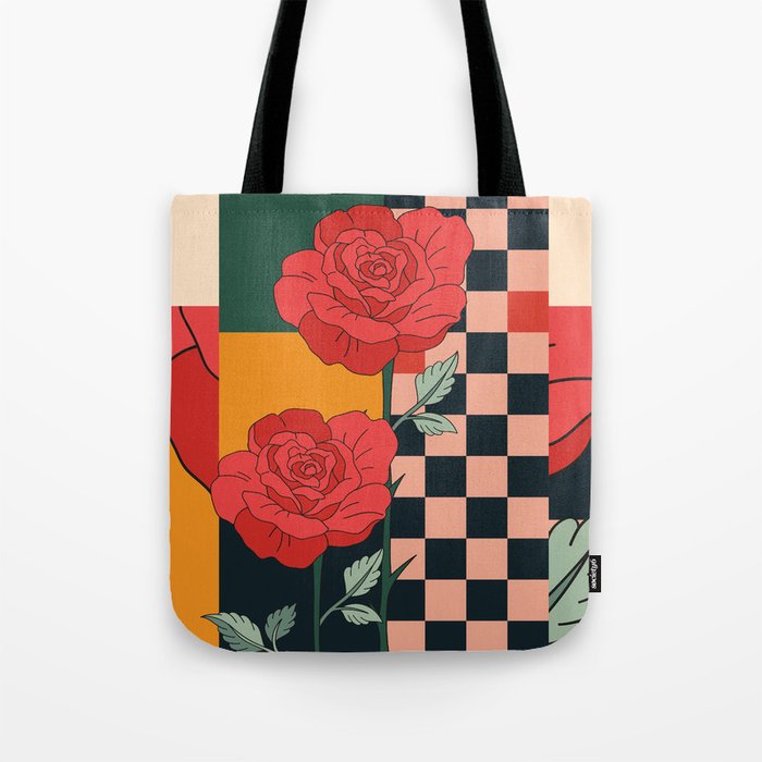 Red Roses 3 Tote Bag Gallery Image 1