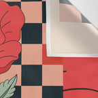Red Roses 3 Wall Tapestry Gallery Image 3