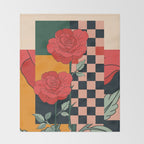Red Roses 3 Throw Blanket Gallery Image 2