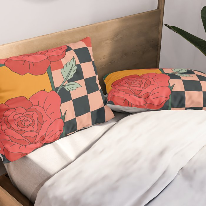 Red Roses 3 Pillow Sham Gallery Image 2