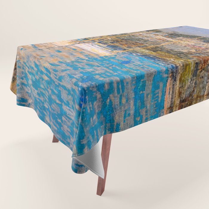 Newport Harbor, Newport, Rhode Island - Cat Boats by Frederick Childe Hassam Tablecloth Gallery Image 1