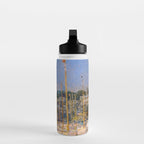 Newport Harbor, Newport, Rhode Island - Cat Boats by Frederick Childe Hassam Water Bottle Gallery Image 3
