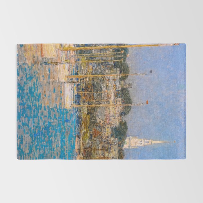 Newport Harbor, Newport, Rhode Island - Cat Boats by Frederick Childe Hassam Rug Gallery Image 2