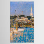 Newport Harbor, Newport, Rhode Island - Cat Boats by Frederick Childe Hassam Tablecloth Gallery Image 2