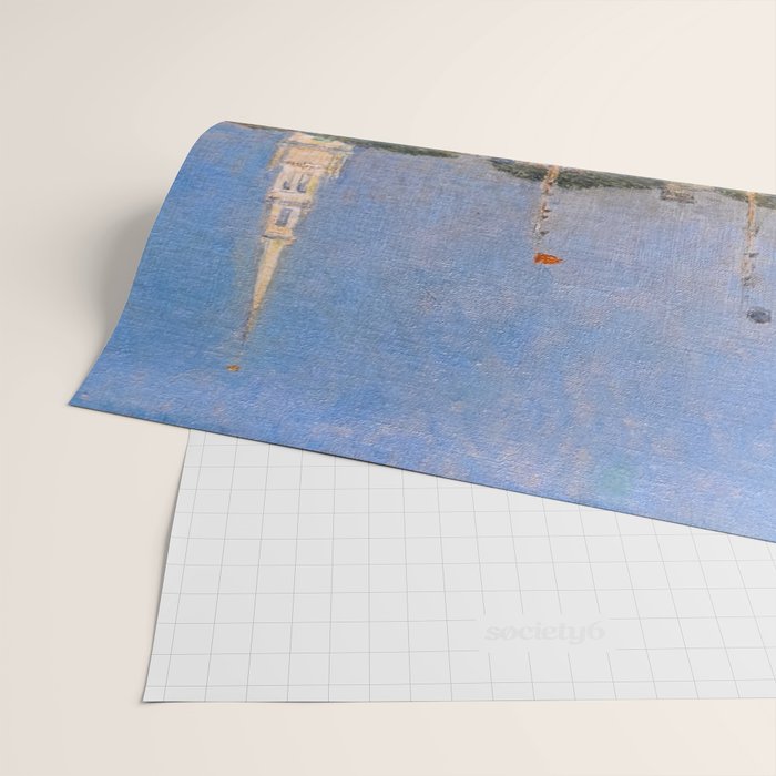 Newport Harbor, Newport, Rhode Island - Cat Boats by Frederick Childe Hassam Wrapping Paper Gallery Image 2