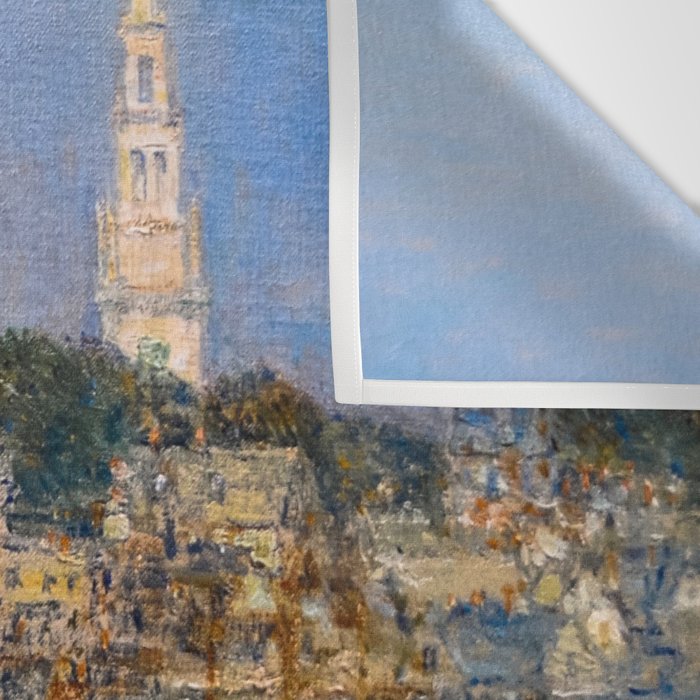 Newport Harbor, Newport, Rhode Island - Cat Boats by Frederick Childe Hassam Wall Tapestry Gallery Image 3