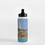 Newport Harbor, Newport, Rhode Island - Cat Boats by Frederick Childe Hassam Water Bottle Gallery Image 2