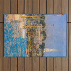 Newport Harbor, Newport, Rhode Island - Cat Boats by Frederick Childe Hassam Outdoor Rug Gallery Image 1