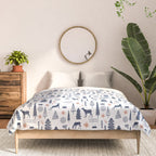 Deer Christmas forest Comforter Gallery Image 3