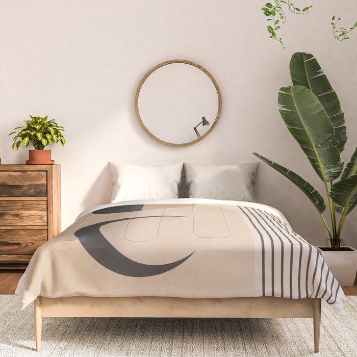 Minimal Geometric Shapes 120 Comforter Gallery Image 3