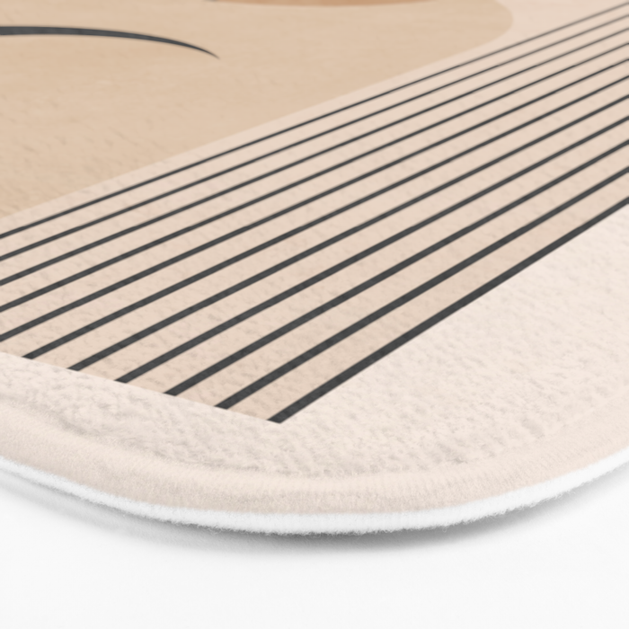 Minimal Geometric Shapes 120 Bath Mat Gallery Image 3