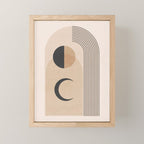 Minimal Geometric Shapes 120 Mini Art Print Gallery Image 1