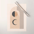Minimal Geometric Shapes 120 Wrapping Paper Gallery Image 1