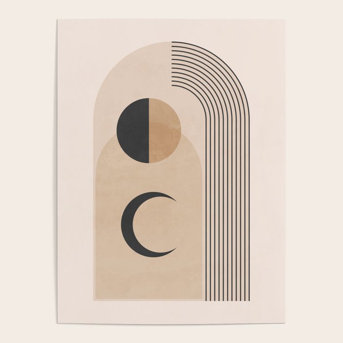 Minimal Geometric Shapes 120 Poster Gallery Image 1