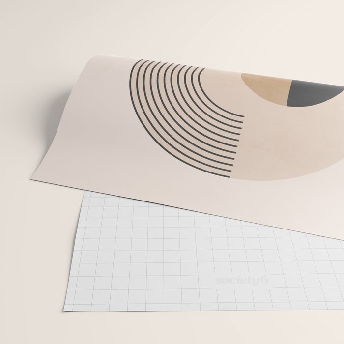 Minimal Geometric Shapes 120 Wrapping Paper Gallery Image 2