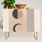 Minimal Geometric Shapes 120 Credenza Gallery Image 1