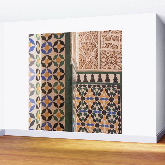 Historical Tiles - Alhambra Granada Spain Wall Mural Gallery Image 2