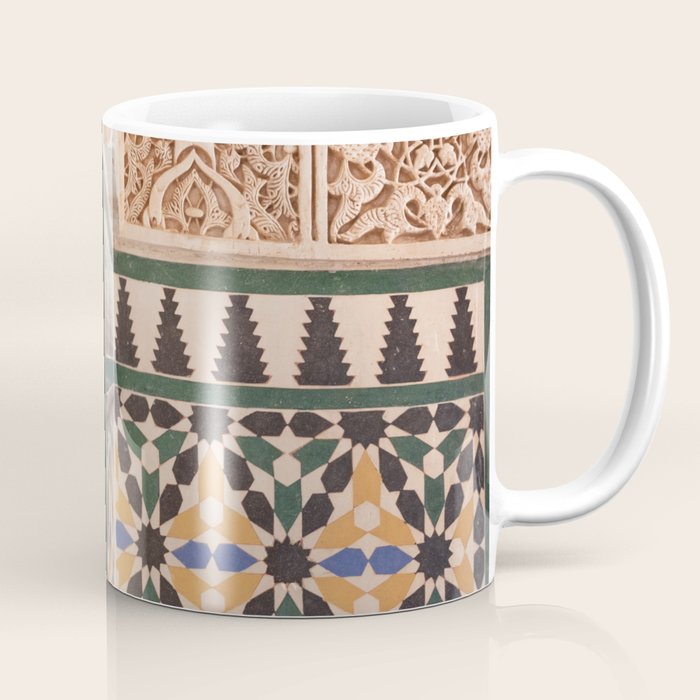 Historical Tiles - Alhambra Granada Spain Coffee Mug Gallery Image 1