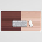 Color Block Lines XXXV Desk Mat Gallery Image 1