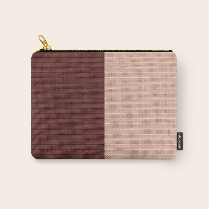 Color Block Lines XXXV Carry All Pouch Gallery Image 1