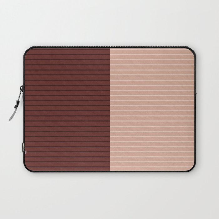 Color Block Lines XXXV Laptop Sleeve Gallery Image 1