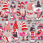 I gnome you more // grey background red and pink Valentine's Day gnomes and motifs Coffee Mug Gallery Image 2