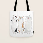 Akubi Nyanco - Yawn Kitty - Tote Bag Gallery Image 1