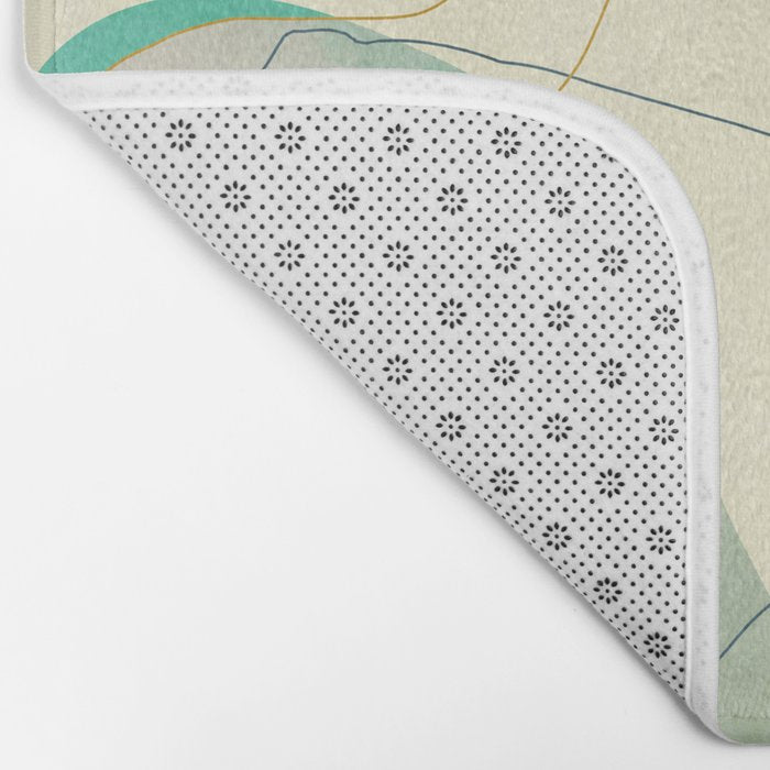 minimal shape world II Bath Mat Gallery Image 2