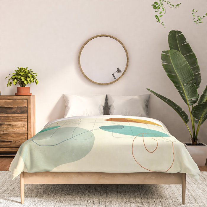 minimal shape world II Comforter Gallery Image 3
