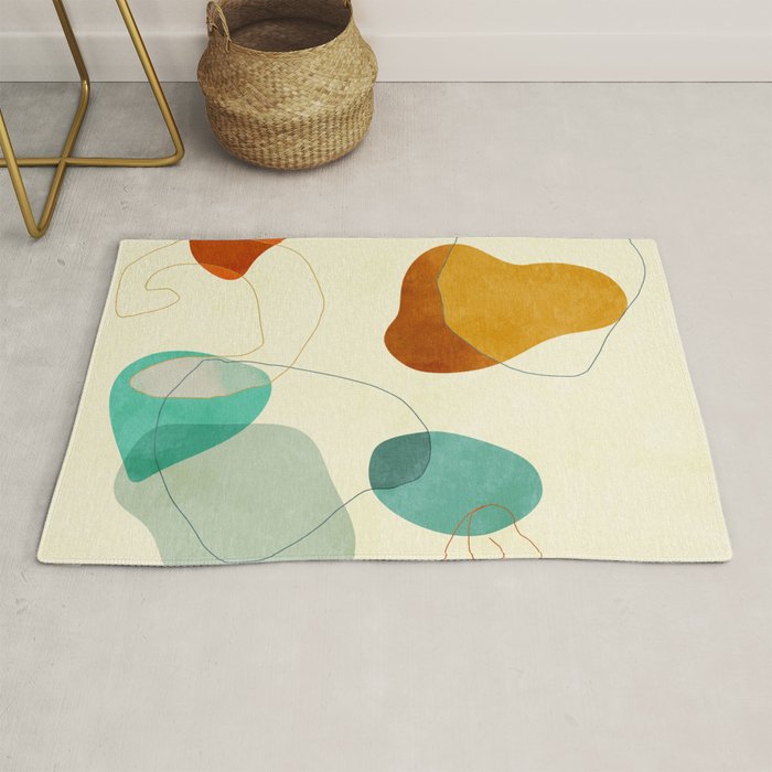 minimal shape world II Rug Gallery Image 1