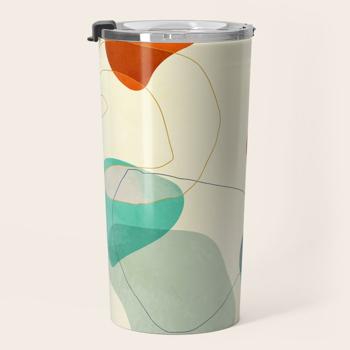 minimal shape world II Travel Mug Gallery Image 3