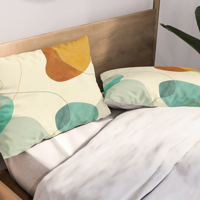 minimal shape world II Pillow Sham Gallery Image 2