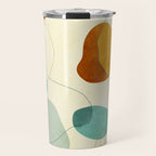 minimal shape world II Travel Mug Gallery Image 1