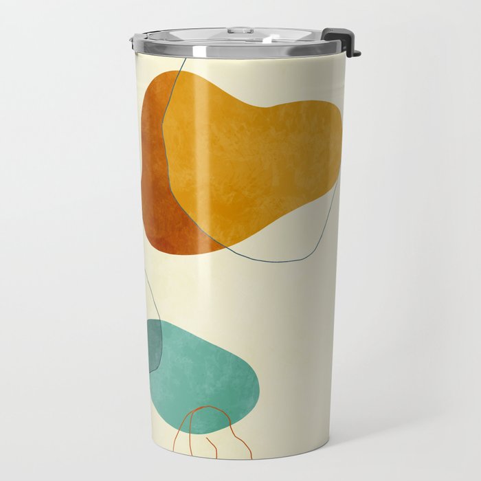 minimal shape world II Travel Mug Gallery Image 2