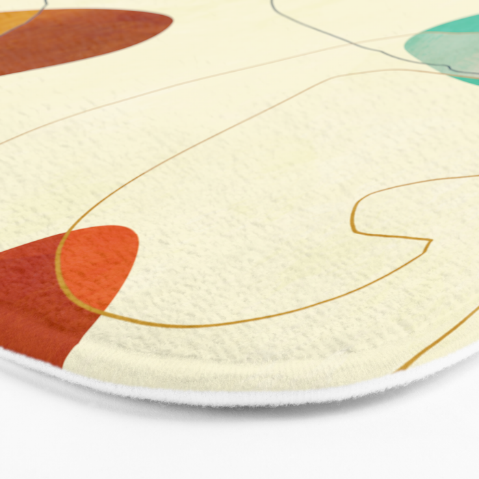 minimal shape world II Bath Mat Gallery Image 3