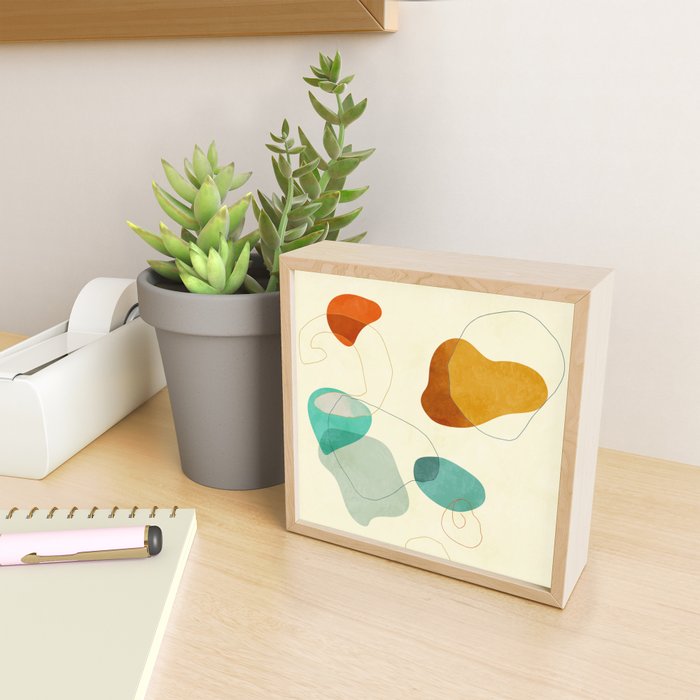 minimal shape world II Mini Art Print Gallery Image 2
