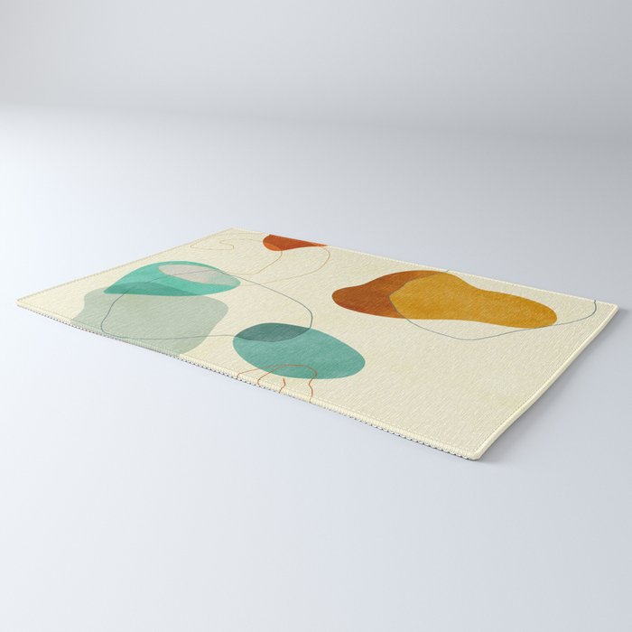 minimal shape world II Rug Gallery Image 3