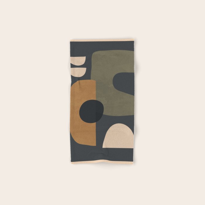 Abstract Minimal Shapes 76 Bath Towel Gallery Image 1