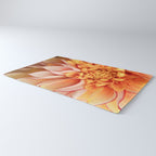 Free Spirit - Yellow Dahlia Flower Photo - Modern Botanical Art Rug Gallery Image 3