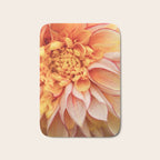 Free Spirit - Yellow Dahlia Flower Photo - Modern Botanical Art Bath Mat Gallery Image 1