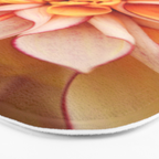 Free Spirit - Yellow Dahlia Flower Photo - Modern Botanical Art Bath Mat Gallery Image 3