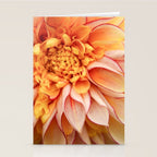 Free Spirit - Yellow Dahlia Flower Photo - Modern Botanical Art Stationery Card Gallery Image 2
