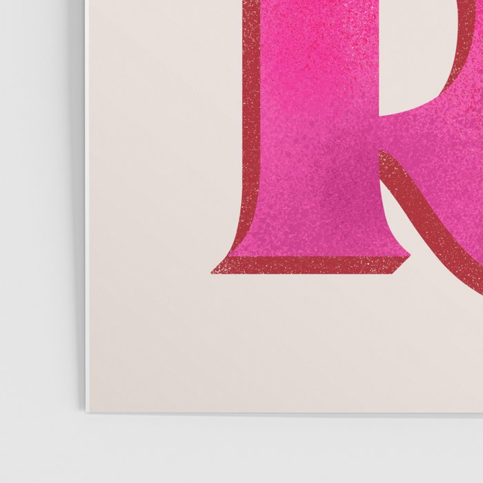 Let The Good Times Roll  - Retro Type in Pink Poster Gallery Image 3