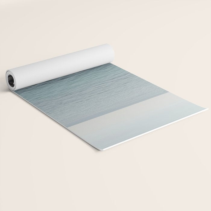 Seaside Patterns - Pastel Umbrella Coastal Print Yoga Mat Gallery Image 2