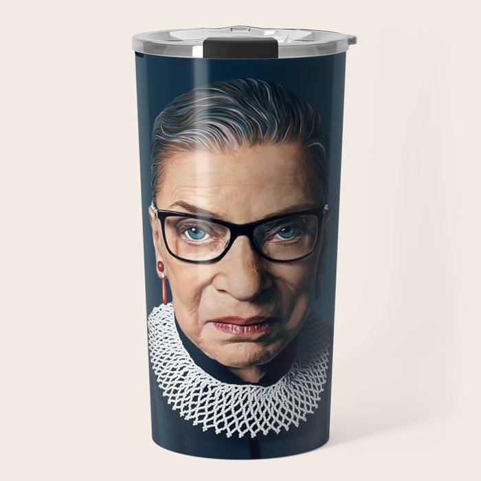 Ruth Bader Ginsburg Travel Mug Gallery Image 1