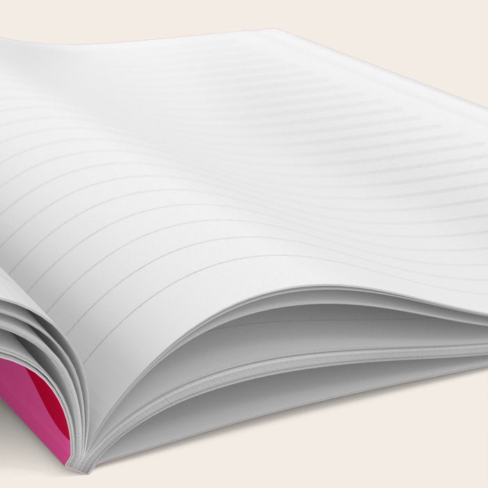  Red and Pink Candy Striped Waves Notebook Gallery Image 2